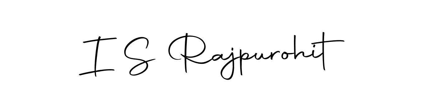 How to make I S Rajpurohit signature? Autography-DOLnW is a professional autograph style. Create handwritten signature for I S Rajpurohit name. I S Rajpurohit signature style 10 images and pictures png