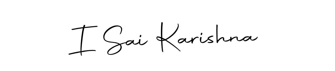 Make a short I Sai Karishna signature style. Manage your documents anywhere anytime using Autography-DOLnW. Create and add eSignatures, submit forms, share and send files easily. I Sai Karishna signature style 10 images and pictures png