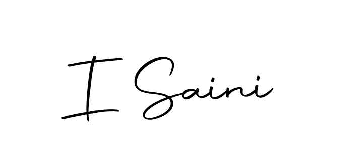 The best way (Autography-DOLnW) to make a short signature is to pick only two or three words in your name. The name I Saini include a total of six letters. For converting this name. I Saini signature style 10 images and pictures png