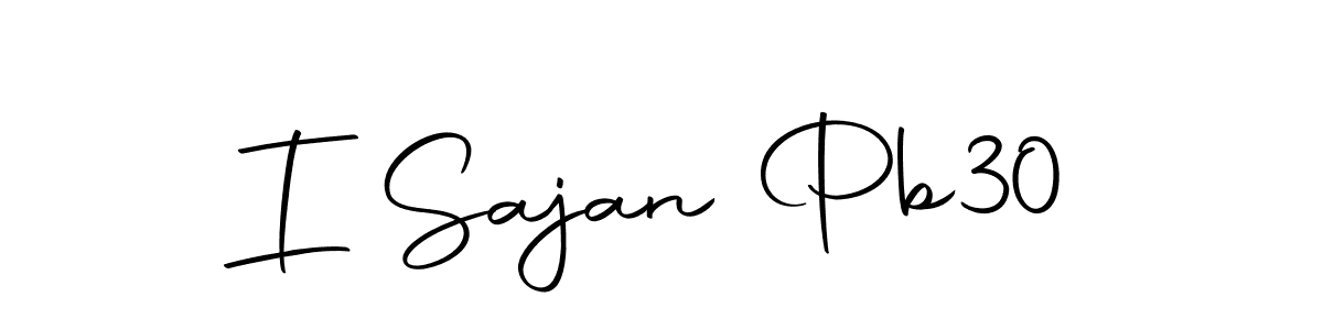 Also You can easily find your signature by using the search form. We will create I Sajan Pb30 name handwritten signature images for you free of cost using Autography-DOLnW sign style. I Sajan Pb30 signature style 10 images and pictures png
