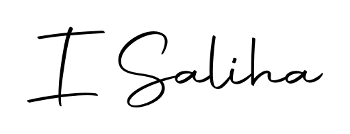 Stand out with a creative autograph for I Saliha. The Autography-DOLnW styling blends modern aesthetics with classic signature flourishes. I Saliha signature style 10 images and pictures png