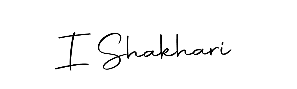 Design your own signature with our free online signature maker. With this signature software, you can create a handwritten (Autography-DOLnW) signature for name I Shakhari. I Shakhari signature style 10 images and pictures png