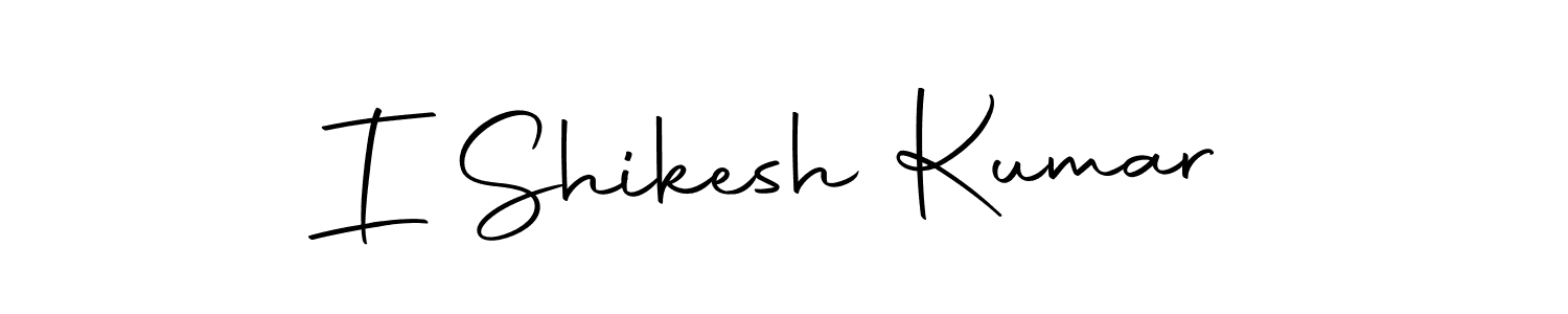 The best way (Autography-DOLnW) to make a short signature is to pick only two or three words in your name. The name I Shikesh Kumar include a total of six letters. For converting this name. I Shikesh Kumar signature style 10 images and pictures png