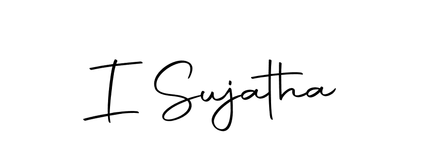 The best way (Autography-DOLnW) to make a short signature is to pick only two or three words in your name. The name I Sujatha include a total of six letters. For converting this name. I Sujatha signature style 10 images and pictures png