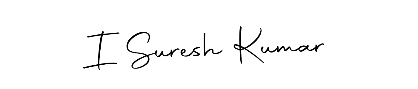 You can use this online signature creator to create a handwritten signature for the name I Suresh Kumar. This is the best online autograph maker. I Suresh Kumar signature style 10 images and pictures png