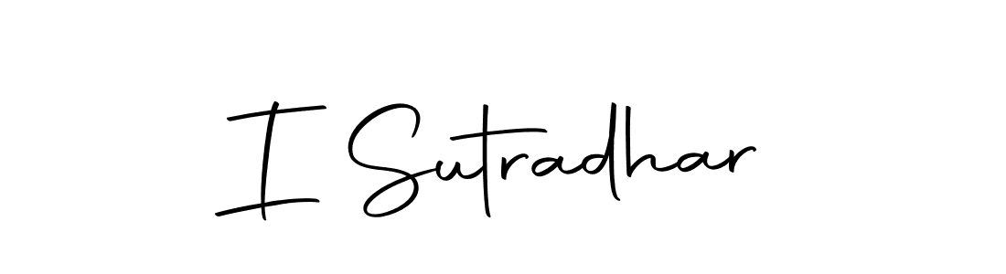 Similarly Autography-DOLnW is the best handwritten signature design. Signature creator online .You can use it as an online autograph creator for name I Sutradhar. I Sutradhar signature style 10 images and pictures png