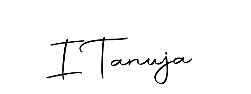 Make a beautiful signature design for name I Tanuja. With this signature (Autography-DOLnW) style, you can create a handwritten signature for free. I Tanuja signature style 10 images and pictures png