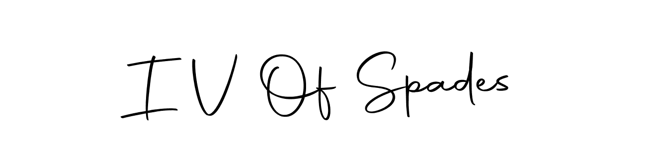 if you are searching for the best signature style for your name I V Of Spades. so please give up your signature search. here we have designed multiple signature styles  using Autography-DOLnW. I V Of Spades signature style 10 images and pictures png