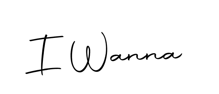 You should practise on your own different ways (Autography-DOLnW) to write your name (I Wanna) in signature. don't let someone else do it for you. I Wanna signature style 10 images and pictures png