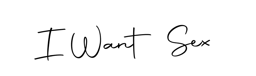 Make a short I Want Sex signature style. Manage your documents anywhere anytime using Autography-DOLnW. Create and add eSignatures, submit forms, share and send files easily. I Want Sex signature style 10 images and pictures png