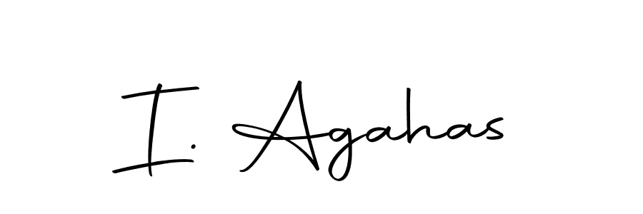 Make a beautiful signature design for name I. Agahas. With this signature (Autography-DOLnW) style, you can create a handwritten signature for free. I. Agahas signature style 10 images and pictures png