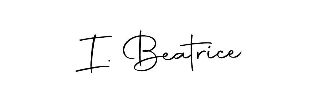 Make a beautiful signature design for name I. Beatrice. Use this online signature maker to create a handwritten signature for free. I. Beatrice signature style 10 images and pictures png