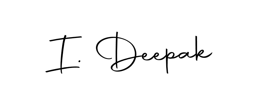 Use a signature maker to create a handwritten signature online. With this signature software, you can design (Autography-DOLnW) your own signature for name I. Deepak. I. Deepak signature style 10 images and pictures png