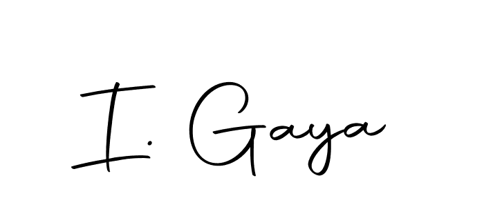 How to make I. Gaya name signature. Use Autography-DOLnW style for creating short signs online. This is the latest handwritten sign. I. Gaya signature style 10 images and pictures png