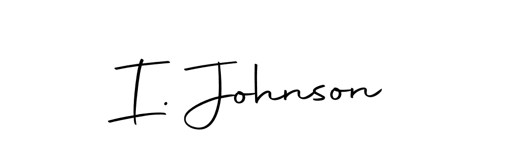 Make a beautiful signature design for name I. Johnson. With this signature (Autography-DOLnW) style, you can create a handwritten signature for free. I. Johnson signature style 10 images and pictures png