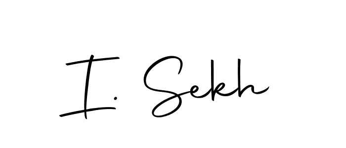 How to make I. Sekh name signature. Use Autography-DOLnW style for creating short signs online. This is the latest handwritten sign. I. Sekh signature style 10 images and pictures png