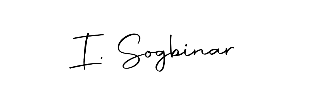 Use a signature maker to create a handwritten signature online. With this signature software, you can design (Autography-DOLnW) your own signature for name I. Sogbinar. I. Sogbinar signature style 10 images and pictures png