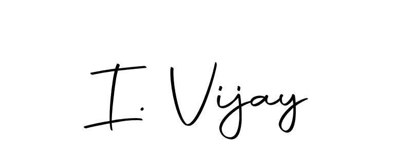 Design your own signature with our free online signature maker. With this signature software, you can create a handwritten (Autography-DOLnW) signature for name I. Vijay. I. Vijay signature style 10 images and pictures png