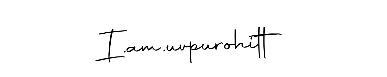 Make a short I.am.uvpurohitt signature style. Manage your documents anywhere anytime using Autography-DOLnW. Create and add eSignatures, submit forms, share and send files easily. I.am.uvpurohitt signature style 10 images and pictures png