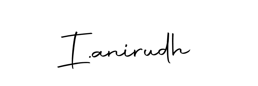 Make a beautiful signature design for name I.anirudh. With this signature (Autography-DOLnW) style, you can create a handwritten signature for free. I.anirudh signature style 10 images and pictures png