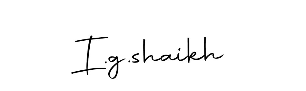 Also we have I.g.shaikh name is the best signature style. Create professional handwritten signature collection using Autography-DOLnW autograph style. I.g.shaikh signature style 10 images and pictures png