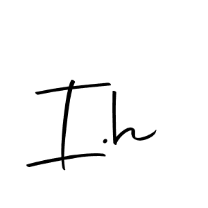 Use a signature maker to create a handwritten signature online. With this signature software, you can design (Autography-DOLnW) your own signature for name I.h. I.h signature style 10 images and pictures png