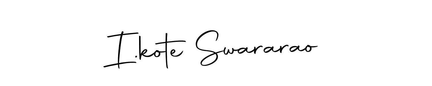 if you are searching for the best signature style for your name I.kote Swararao. so please give up your signature search. here we have designed multiple signature styles  using Autography-DOLnW. I.kote Swararao signature style 10 images and pictures png