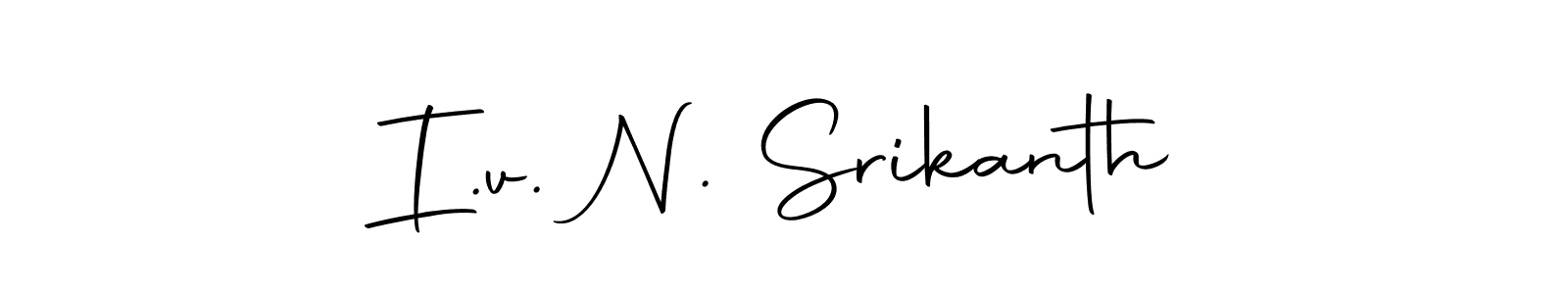 It looks lik you need a new signature style for name I.v. N. Srikanth. Design unique handwritten (Autography-DOLnW) signature with our free signature maker in just a few clicks. I.v. N. Srikanth signature style 10 images and pictures png