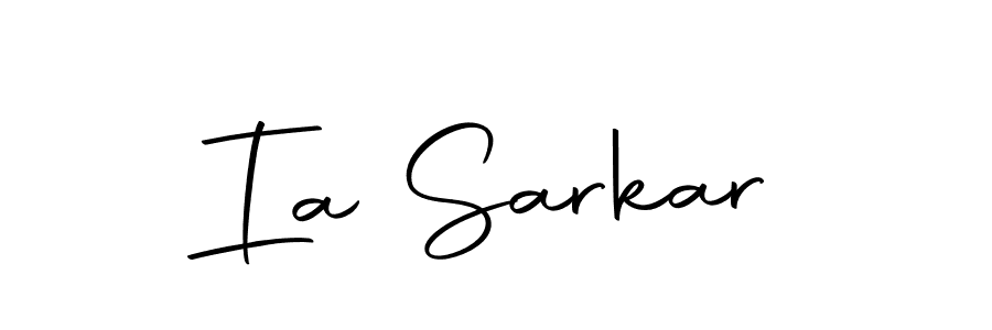 How to make Ia Sarkar signature? Autography-DOLnW is a professional autograph style. Create handwritten signature for Ia Sarkar name. Ia Sarkar signature style 10 images and pictures png