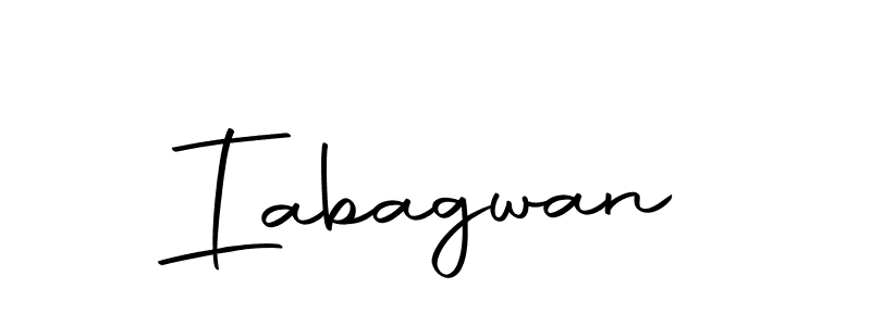 You should practise on your own different ways (Autography-DOLnW) to write your name (Iabagwan) in signature. don't let someone else do it for you. Iabagwan signature style 10 images and pictures png