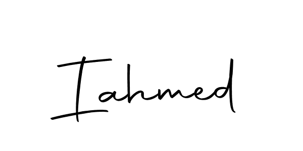 Make a beautiful signature design for name Iahmed. With this signature (Autography-DOLnW) style, you can create a handwritten signature for free. Iahmed signature style 10 images and pictures png