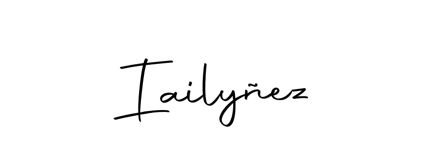 Iailyñez stylish signature style. Best Handwritten Sign (Autography-DOLnW) for my name. Handwritten Signature Collection Ideas for my name Iailyñez. Iailyñez signature style 10 images and pictures png