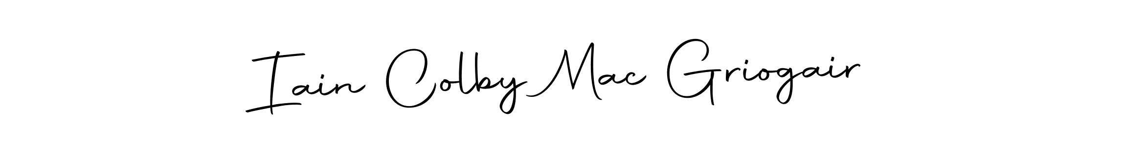 How to make Iain Colby Mac Griogair signature? Autography-DOLnW is a professional autograph style. Create handwritten signature for Iain Colby Mac Griogair name. Iain Colby Mac Griogair signature style 10 images and pictures png