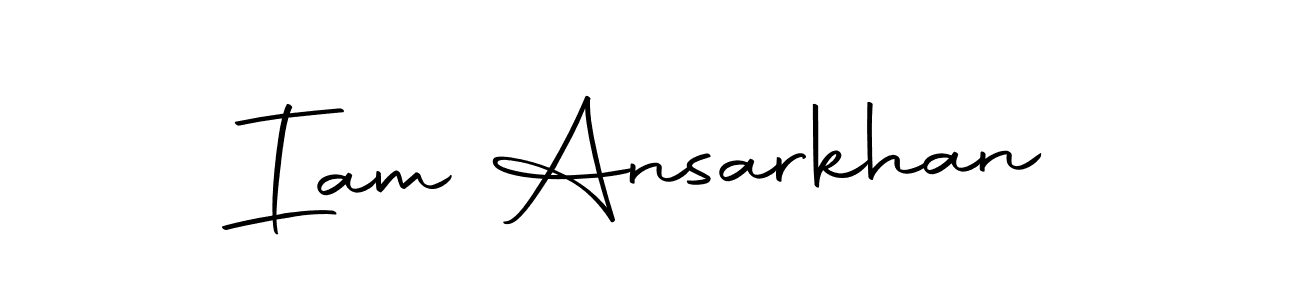 Make a beautiful signature design for name Iam Ansarkhan. Use this online signature maker to create a handwritten signature for free. Iam Ansarkhan signature style 10 images and pictures png