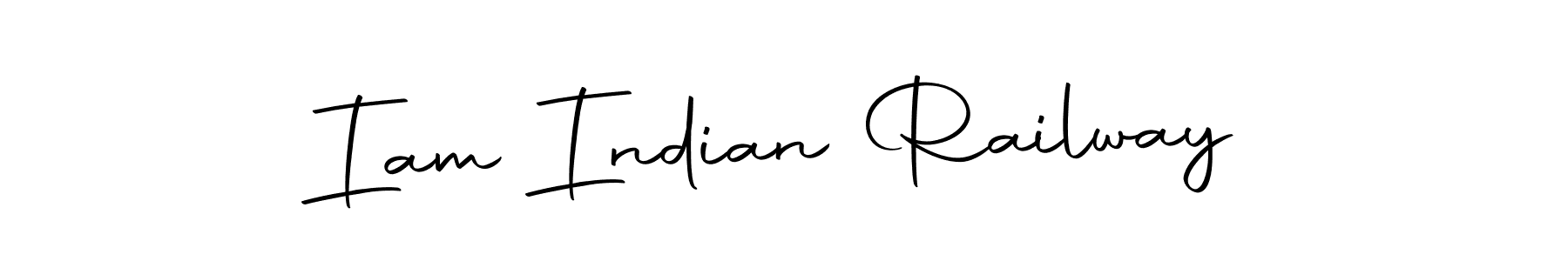 Iam Indian Railway stylish signature style. Best Handwritten Sign (Autography-DOLnW) for my name. Handwritten Signature Collection Ideas for my name Iam Indian Railway. Iam Indian Railway signature style 10 images and pictures png