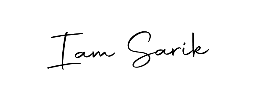 This is the best signature style for the Iam Sarik name. Also you like these signature font (Autography-DOLnW). Mix name signature. Iam Sarik signature style 10 images and pictures png