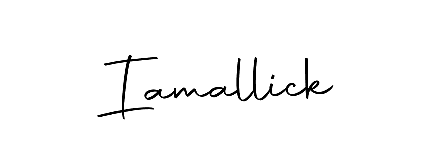 Make a beautiful signature design for name Iamallick. Use this online signature maker to create a handwritten signature for free. Iamallick signature style 10 images and pictures png