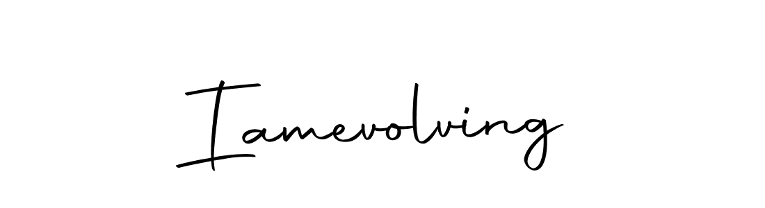 It looks lik you need a new signature style for name Iamevolving. Design unique handwritten (Autography-DOLnW) signature with our free signature maker in just a few clicks. Iamevolving signature style 10 images and pictures png