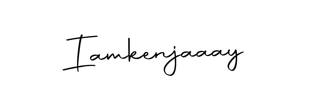 Similarly Autography-DOLnW is the best handwritten signature design. Signature creator online .You can use it as an online autograph creator for name Iamkenjaaay. Iamkenjaaay signature style 10 images and pictures png