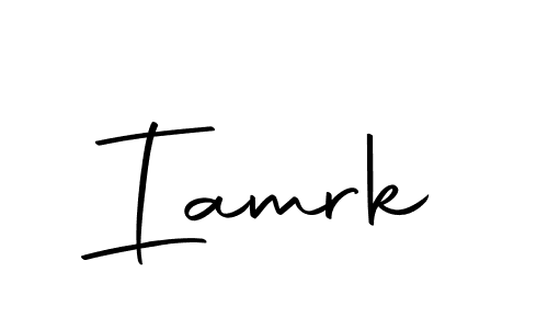 Make a beautiful signature design for name Iamrk. Use this online signature maker to create a handwritten signature for free. Iamrk signature style 10 images and pictures png