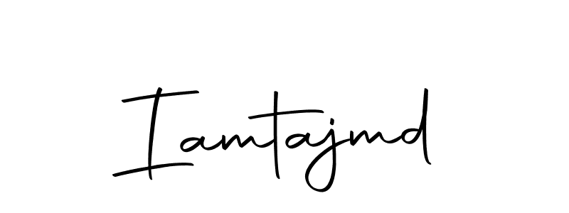 The best way (Autography-DOLnW) to make a short signature is to pick only two or three words in your name. The name Iamtajmd include a total of six letters. For converting this name. Iamtajmd signature style 10 images and pictures png