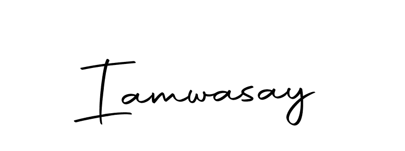 How to make Iamwasay signature? Autography-DOLnW is a professional autograph style. Create handwritten signature for Iamwasay name. Iamwasay signature style 10 images and pictures png