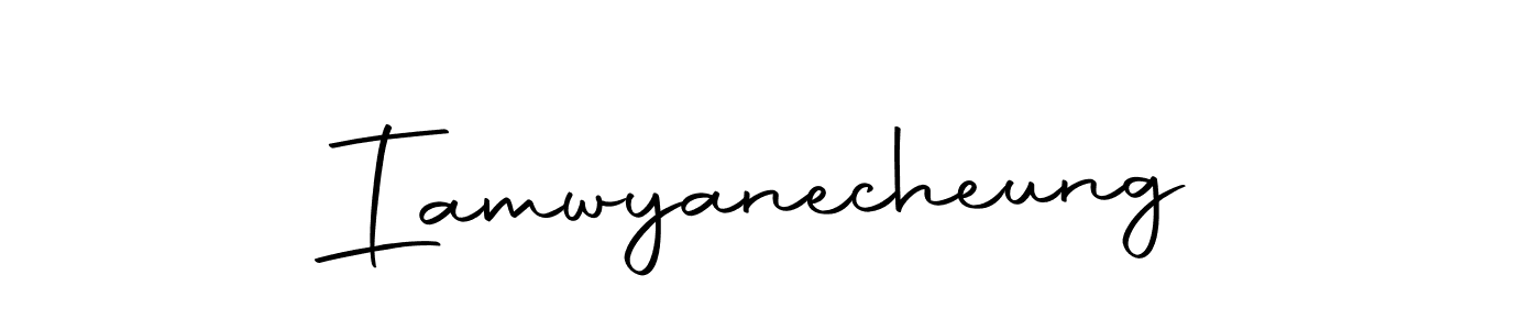 Also we have Iamwyanecheung name is the best signature style. Create professional handwritten signature collection using Autography-DOLnW autograph style. Iamwyanecheung signature style 10 images and pictures png