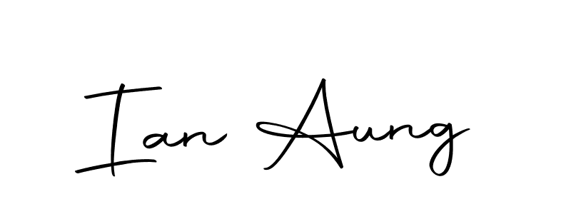 Make a beautiful signature design for name Ian Aung. Use this online signature maker to create a handwritten signature for free. Ian Aung signature style 10 images and pictures png