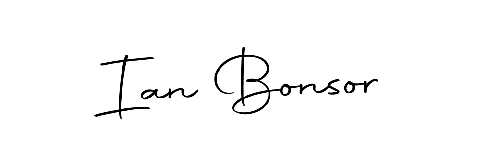 Create a beautiful signature design for name Ian Bonsor. With this signature (Autography-DOLnW) fonts, you can make a handwritten signature for free. Ian Bonsor signature style 10 images and pictures png