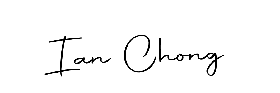 Ian Chong stylish signature style. Best Handwritten Sign (Autography-DOLnW) for my name. Handwritten Signature Collection Ideas for my name Ian Chong. Ian Chong signature style 10 images and pictures png