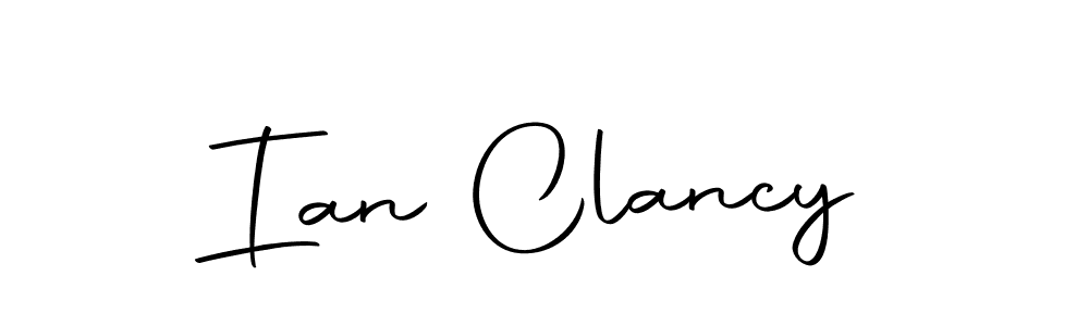 Use a signature maker to create a handwritten signature online. With this signature software, you can design (Autography-DOLnW) your own signature for name Ian Clancy. Ian Clancy signature style 10 images and pictures png