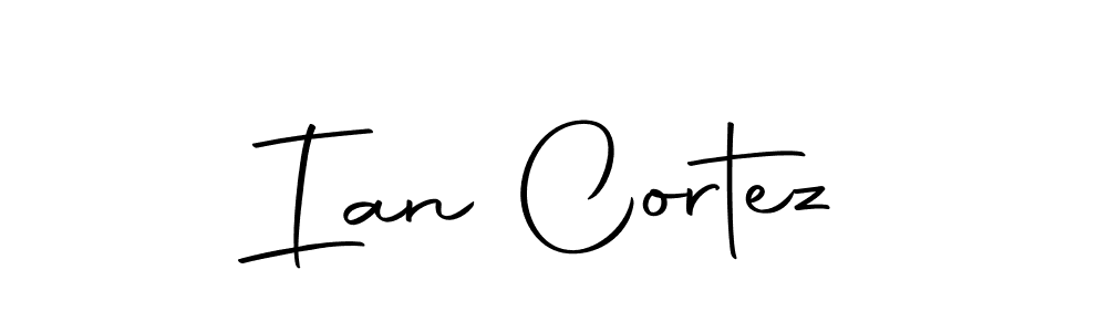 You should practise on your own different ways (Autography-DOLnW) to write your name (Ian Cortez) in signature. don't let someone else do it for you. Ian Cortez signature style 10 images and pictures png