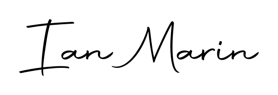 Transform the name Ian Marin into a signature masterpiece using Autography-DOLnW font. Ideal for photographers, artists, and creators looking for watermarks. Ian Marin signature style 10 images and pictures png
