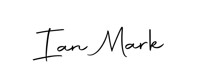 You should practise on your own different ways (Autography-DOLnW) to write your name (Ian Mark) in signature. don't let someone else do it for you. Ian Mark signature style 10 images and pictures png